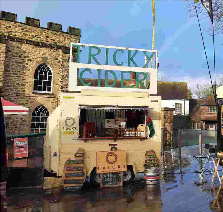 Tricky Cider mobile bar at Taunton Independant Market